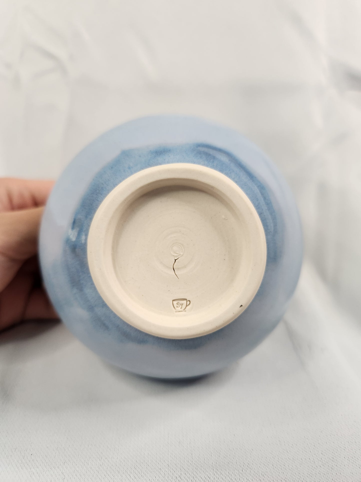 Baby Blue Bud Vase